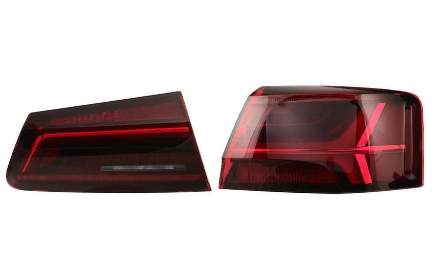 Audi Tail Light Assembly - Passenger Side Inner and Outer (LED) 4G5945096D - Valeo 2853584KIT